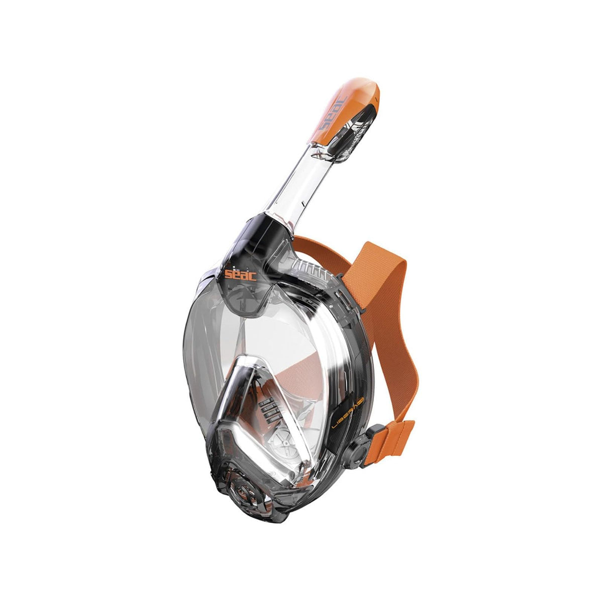 SEAC Snorkeling Set, X-Small-Small, BLACK/ORANGE