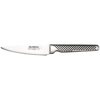 Global Kitchen Knife, 4.3", Silver/Black