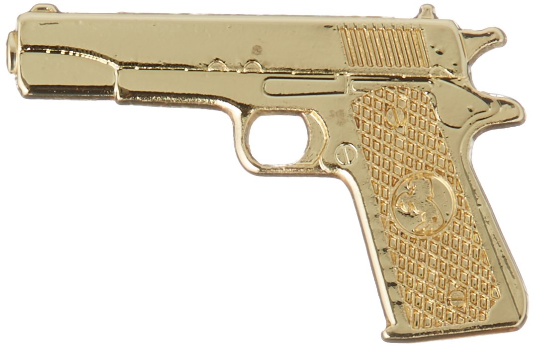 EE Apparel Pin, 1-1/8 inches, Gold