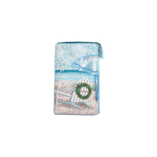 Bamboo Trading Handbag, 4.5" W x 7.5" H, Blue