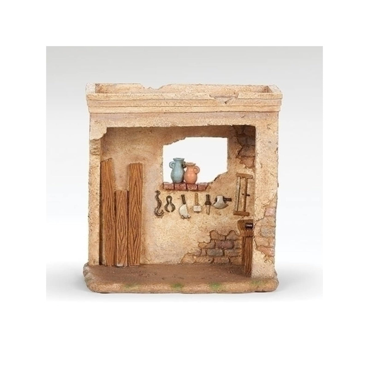 Fontanini Figurine, Brown, Modern