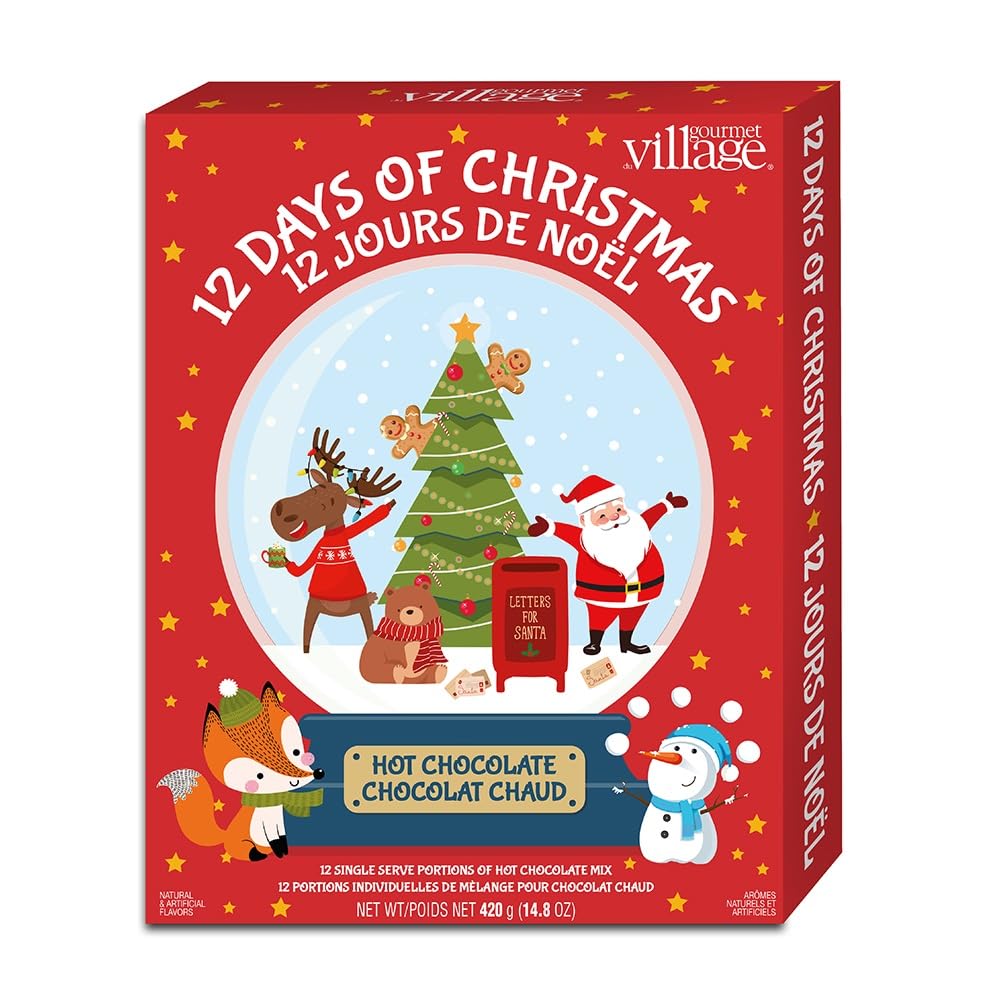 Gourmet du Village Advent Calendar, Multicolor