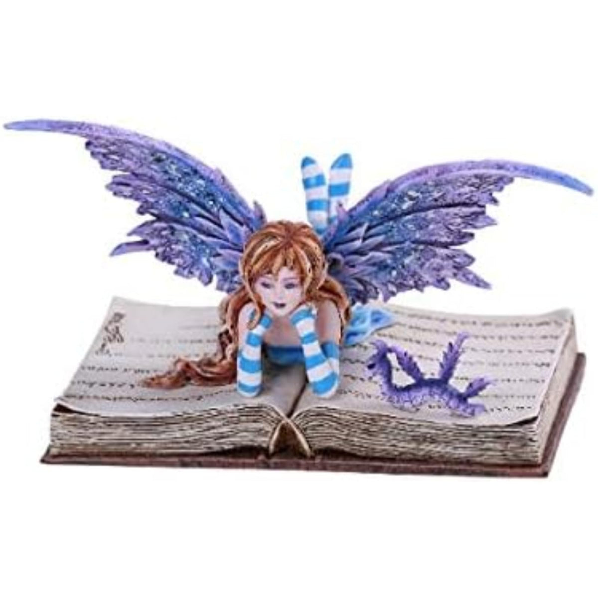 Pacific Trading Giftware PT Amy Brown Art Original Collection Bookworm FAE Resin Collectible Figurine
