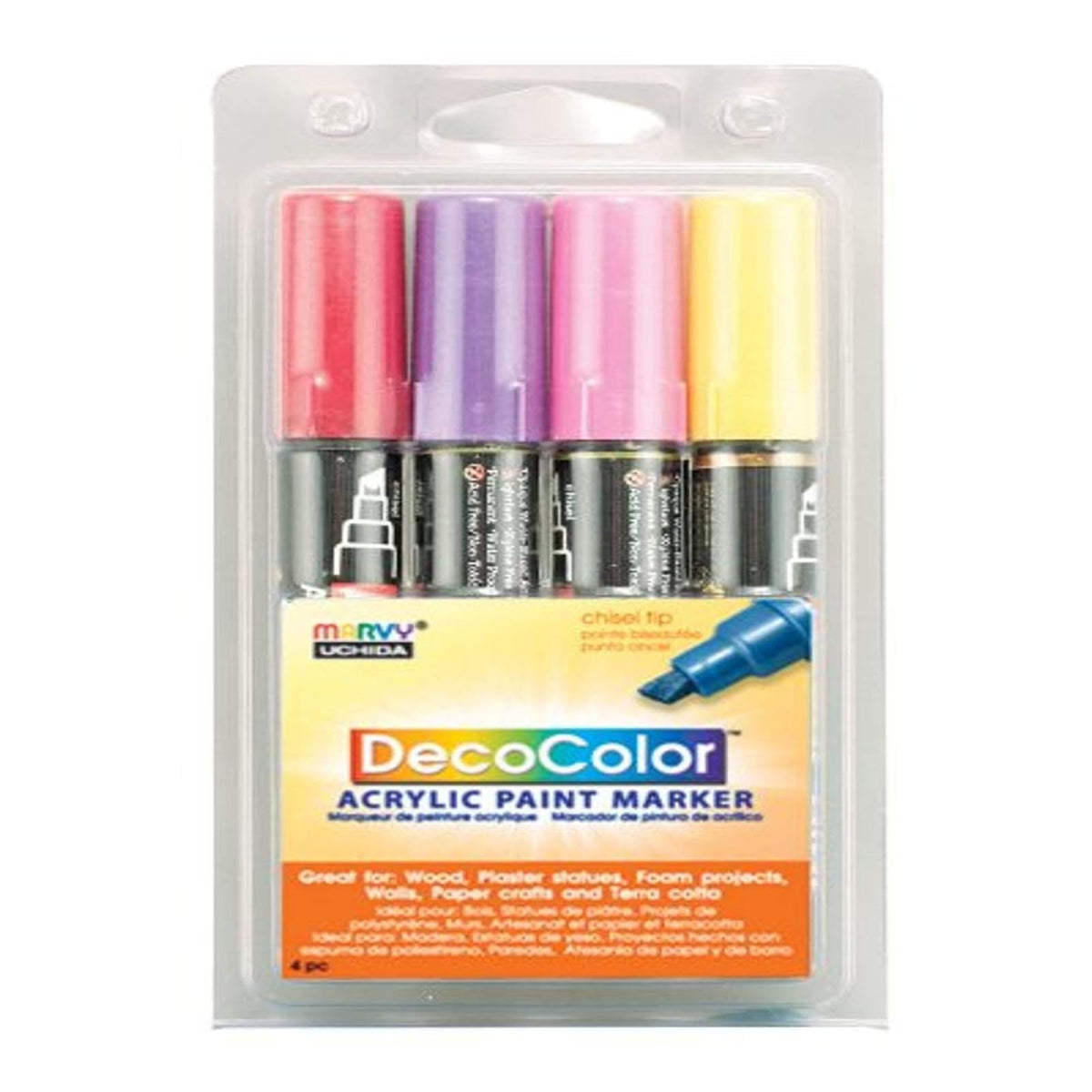 Uchida Marking Pen, 1 Count (Pack of 4), Bright Colors