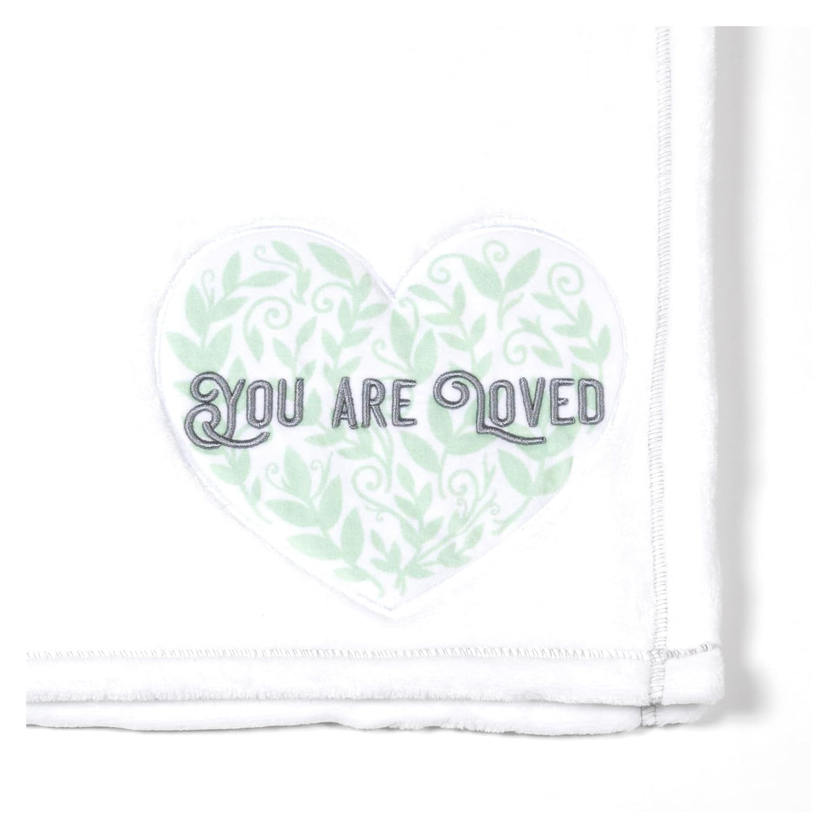 Pavilion Gift Company Blanket, 50" x 60", White, Gray, Green