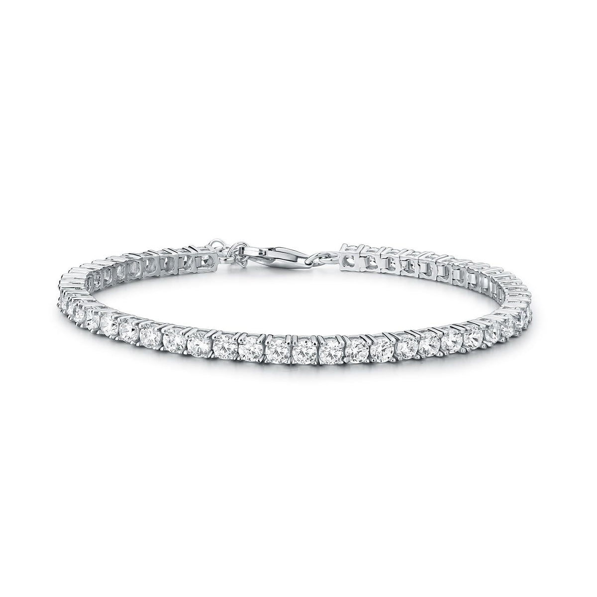 Diamond Treats Bracelet, S/M, Clear/Silver
