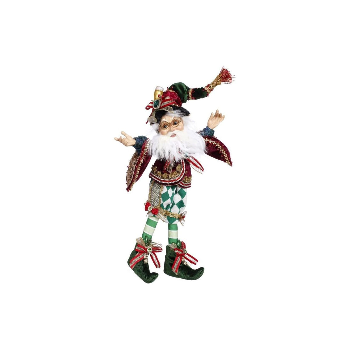 Mark Roberts Figurine, 12.5 Inches, Green and White