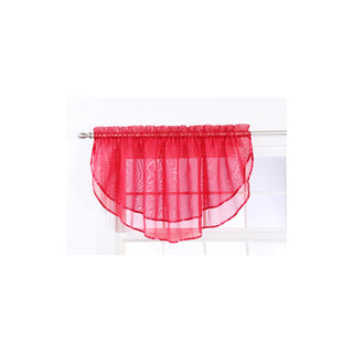 Stylemaster Curtain, 24"W x 60"L (Pack of 1), Ruby