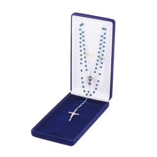 Roman Necklace, 15 inches, Blue
