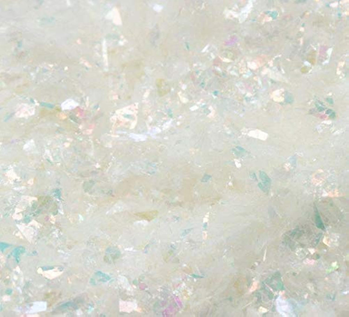Meyer Imports Snow White Flitter Flakes Iridescent Ice Glitter Flakes for Nail Art - Lightweight Holographic Polyester - 311-4328 - 1/2 oz (14 Grams)
