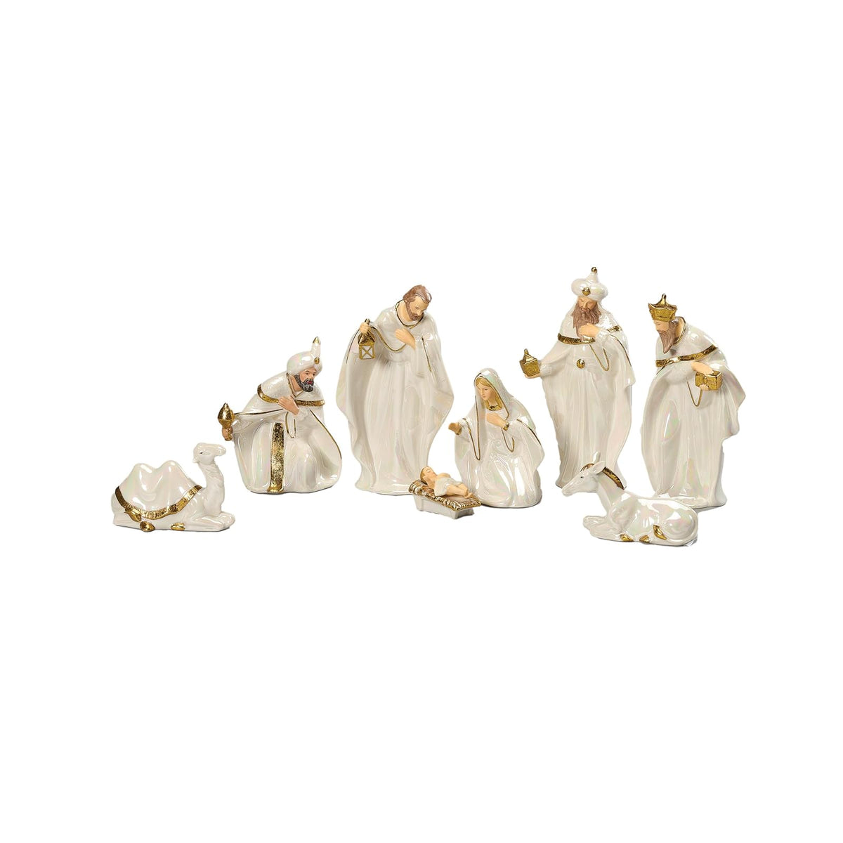 Roman Figurine, 7.5" H, White