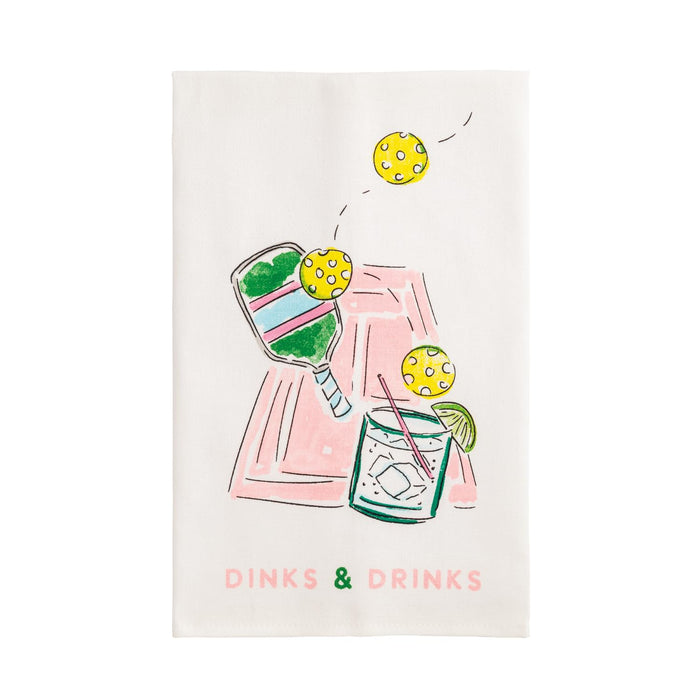 Mud Pie Towel, 26" x 16 1/2", Dinks Drinks