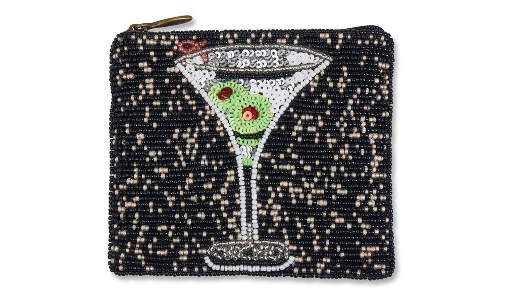 Bamboo Trading Company SHCP028 Club Bag Collection Dirty Martini Coin Purse, 4-inch Length