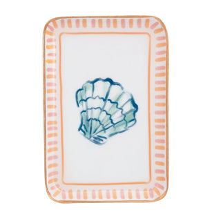 Mud Pie Tray, 6" x 4" x 0.5", Blue Shell