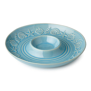 Certified International Dishware Plate, Large, Blue