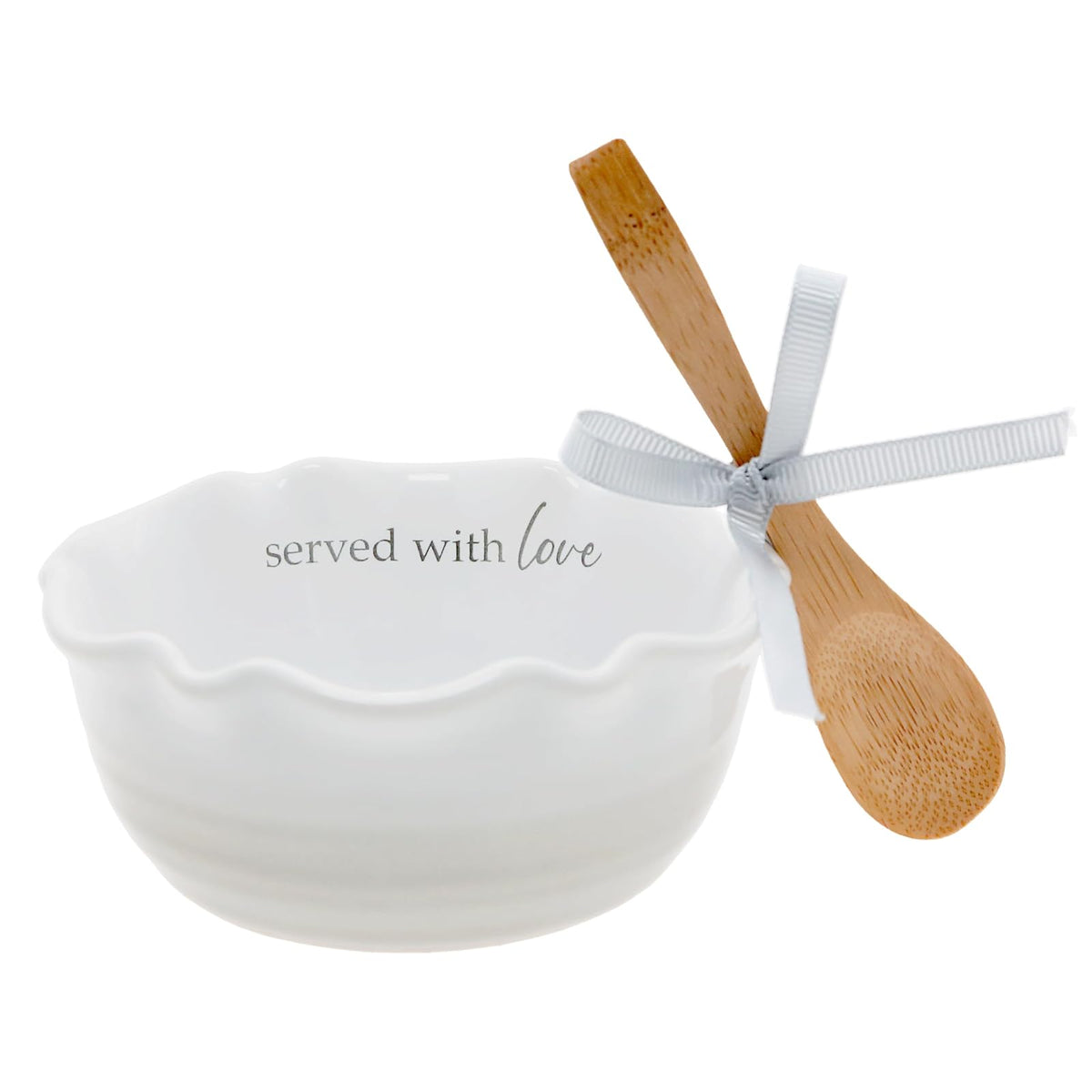 Pavilion Gift Company Dishware Bowl, 4.5", Gray, Tan