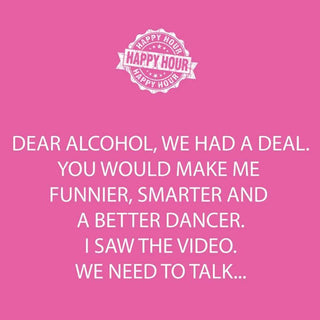 Paperproducts Design Disposable Napkin, 5" x 5", Dear Alcohol