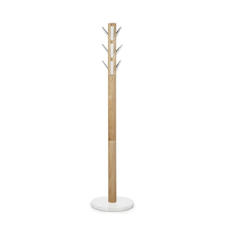 Umbra Flapper Modern Coat Rack, Natural/White