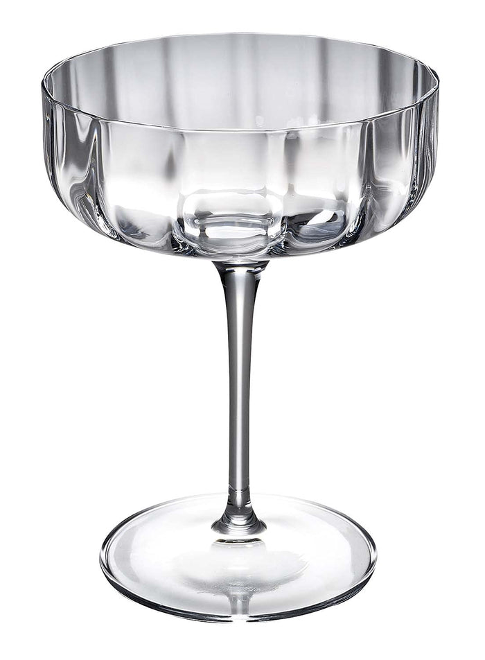 Luigi Bormioli Rocco Jazz Champagne/Sherbet Coupe 10.25oz, Set of 4,