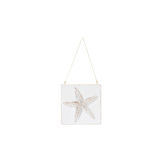 GALLERIE II Hanging Ornament, 4 x 4 Inch, White