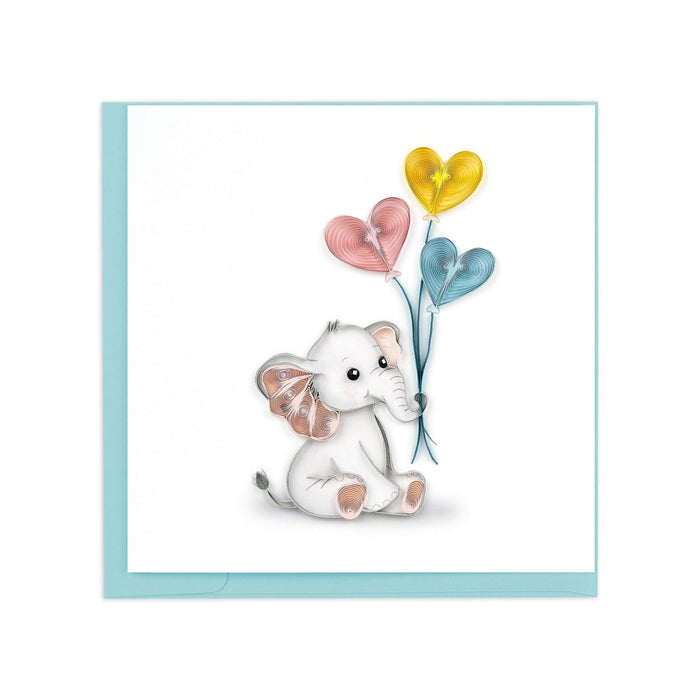 Quilling Card Greeting Card, 6" x 6", Multicolor