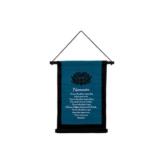 New Age Source Banner, 15 inches x 12 inches, Gray