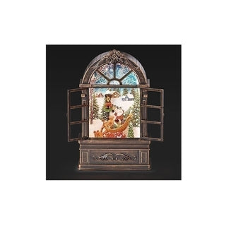Roman Snow Globe, Red, Classic