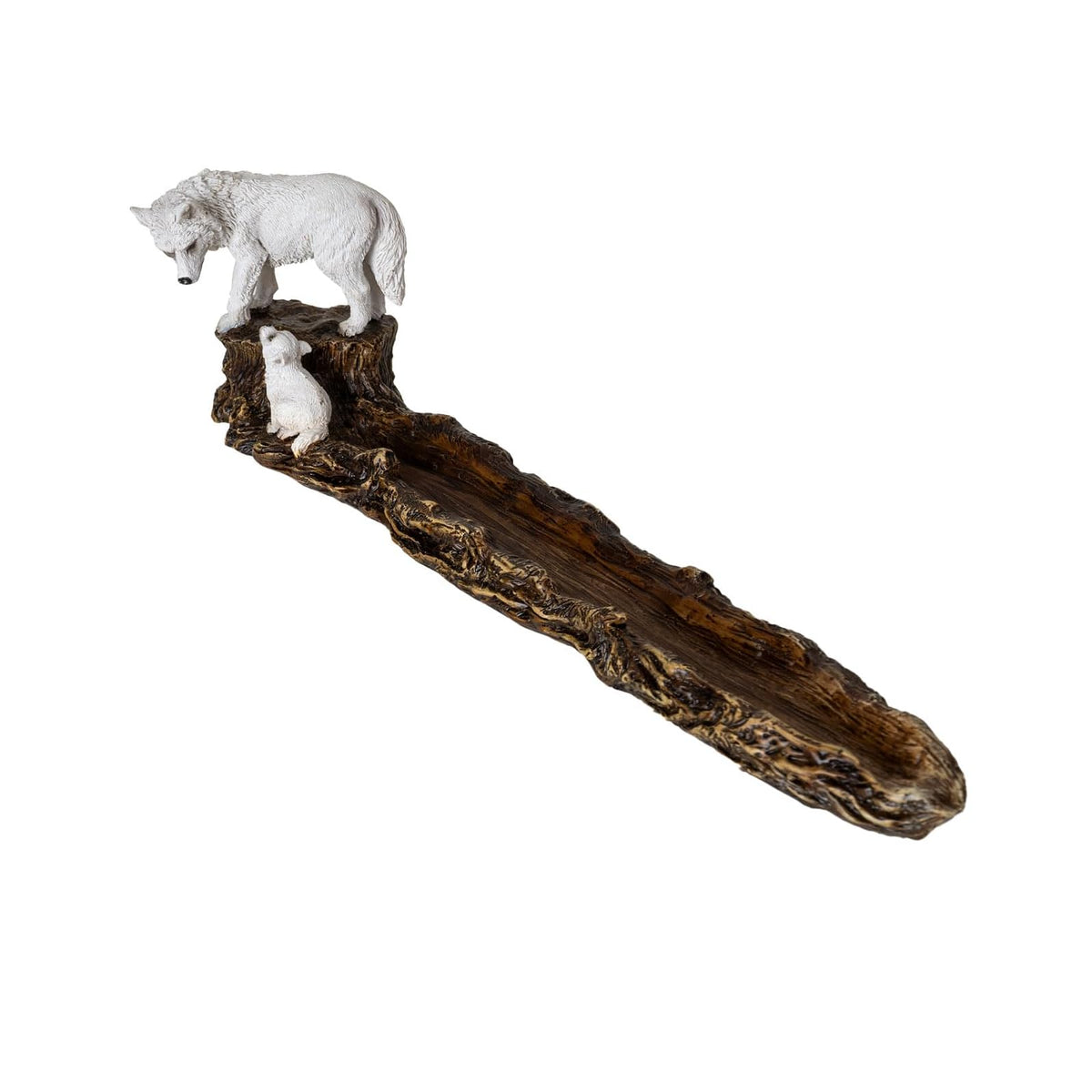 Pacific Giftware Incense Holder, Brown/White