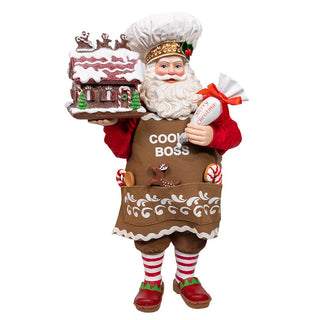 Kurt S. Adler Figurine, 13.8" x 8.7" x 7.8", Multicolor