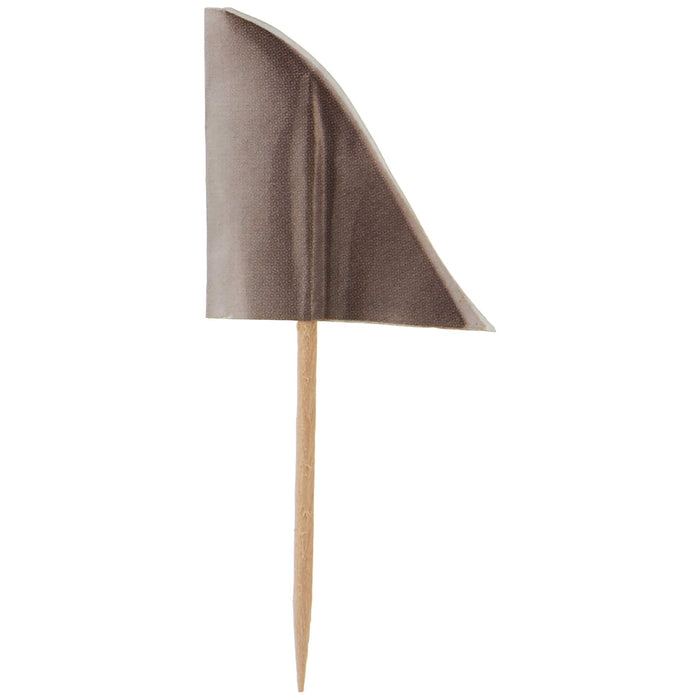 Beistle Cake Topper, 2.5", Gray