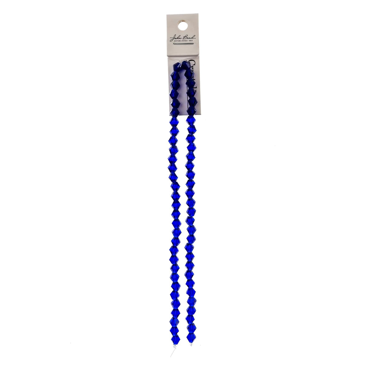 John Bead Craft Bead, 6mm, Transparent Dark Sapphire