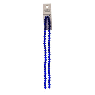 John Bead Craft Bead, 6mm, Transparent Dark Sapphire