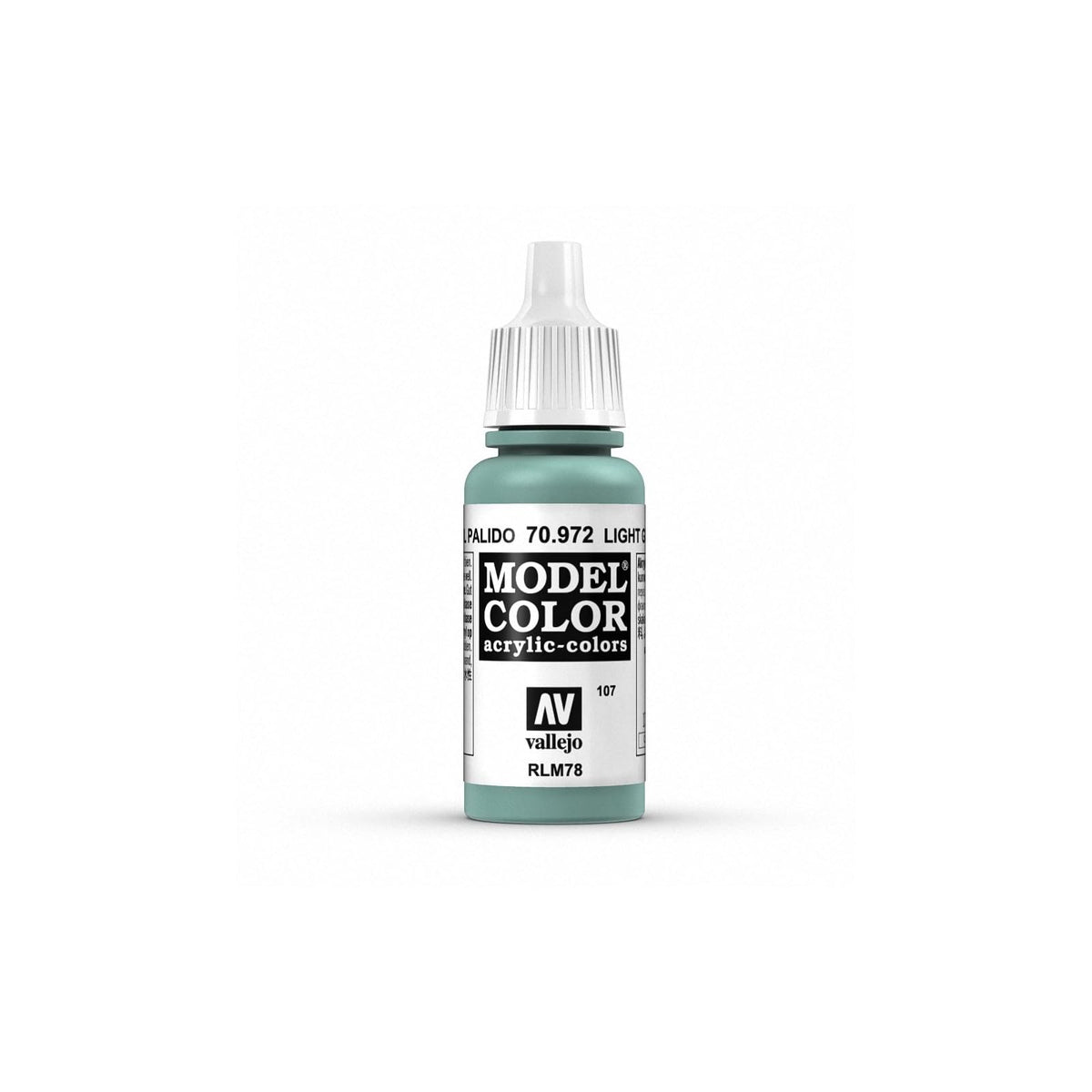 Vallejo Paint, 0.58 Fl Oz (Pack of 1), Light Green Blue
