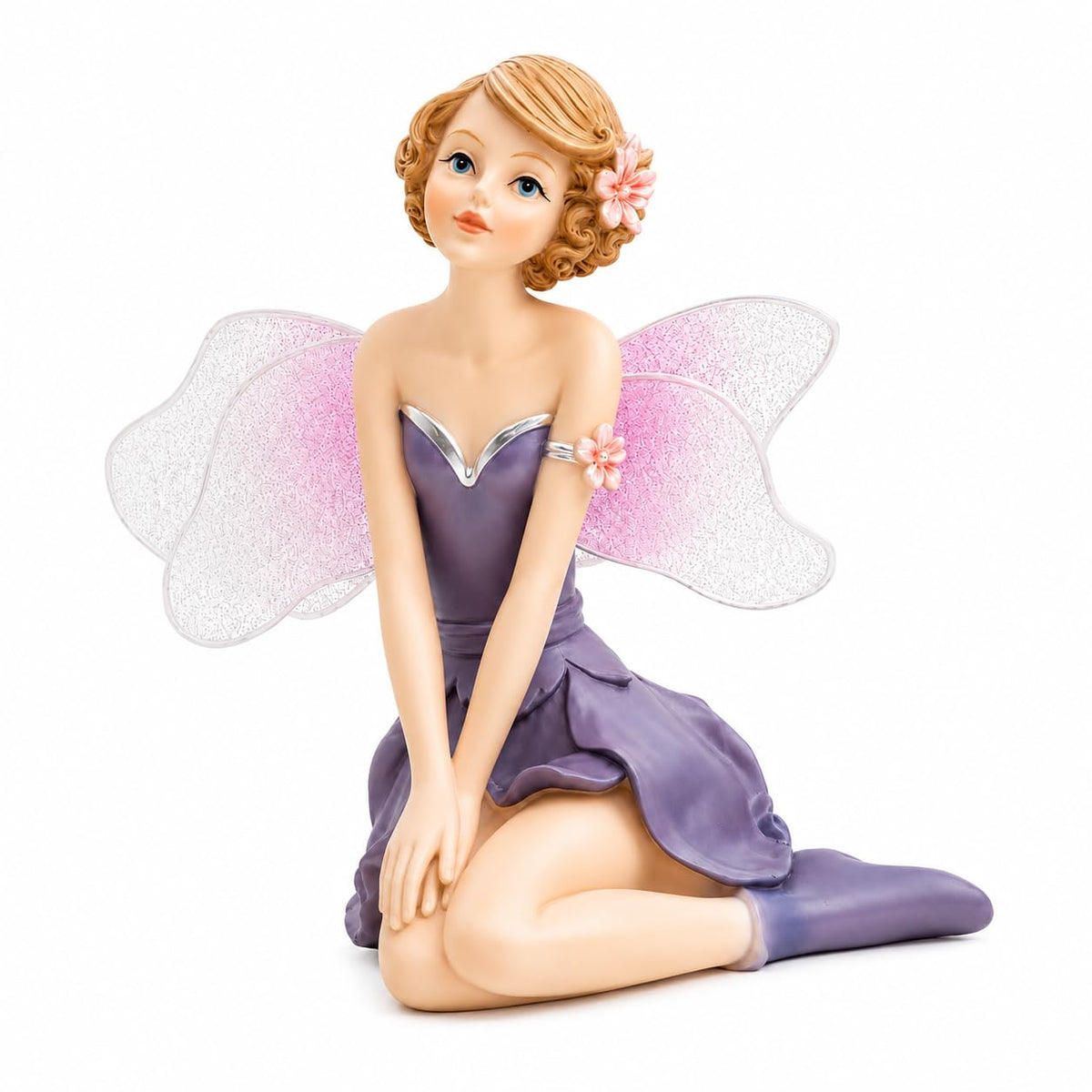 Comfy Hour Figurine, Lavender, Whimsical