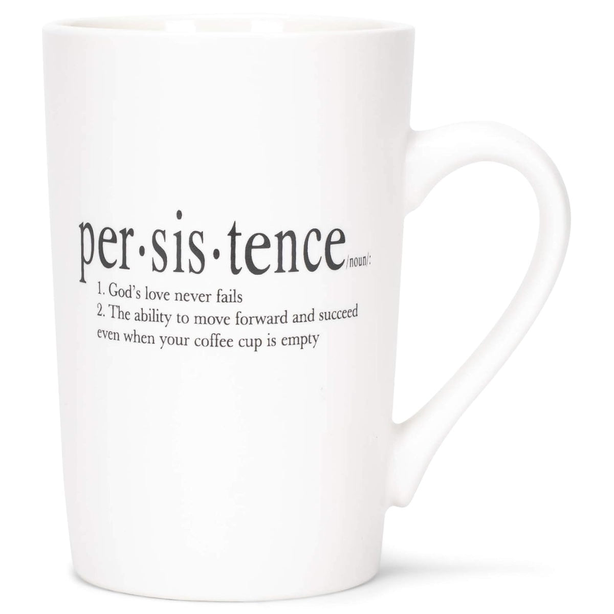 Divinity Boutique Drinking Cup, 14 Ounces, Persistence White