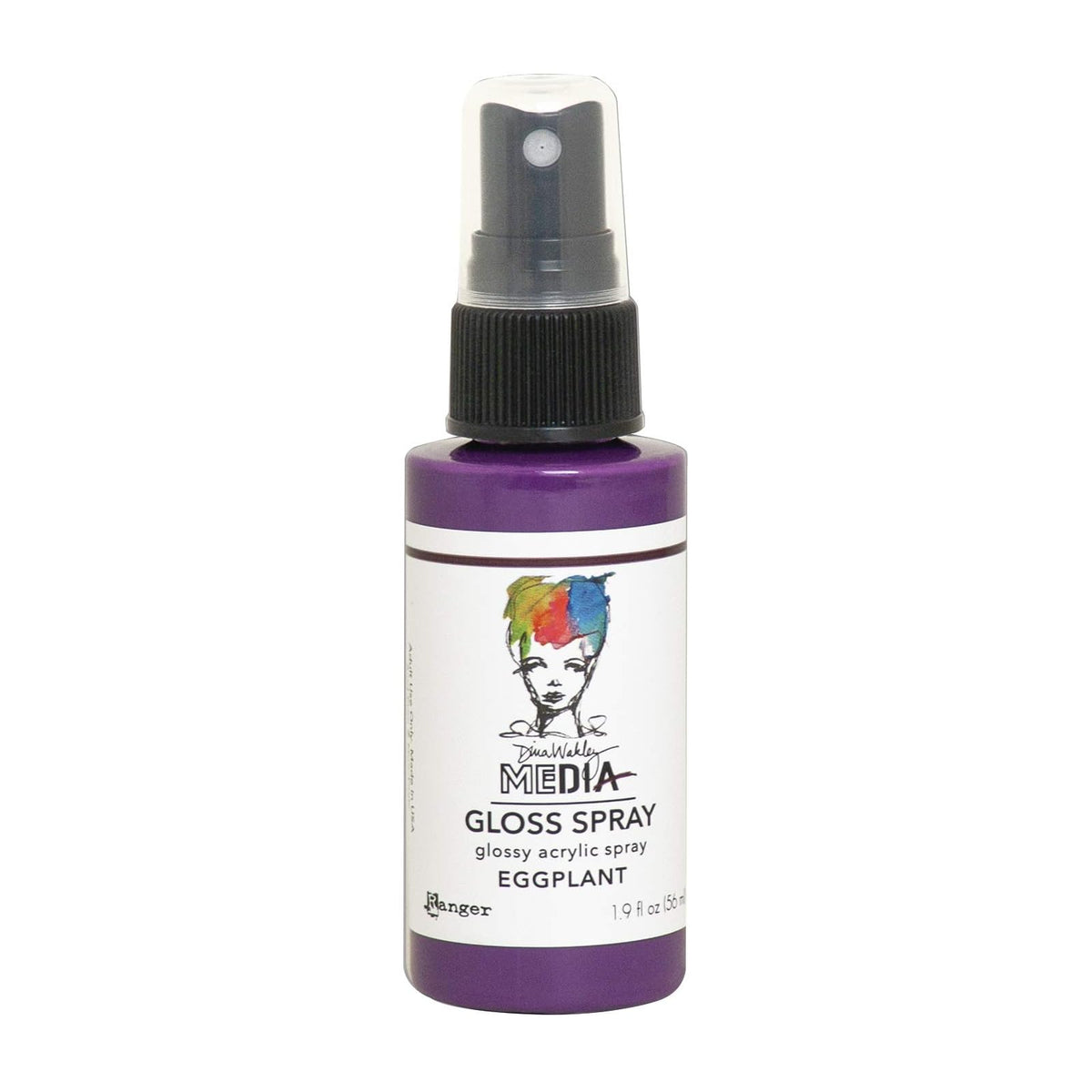 Dina Wakley Media Paint, 2oz, Eggplant