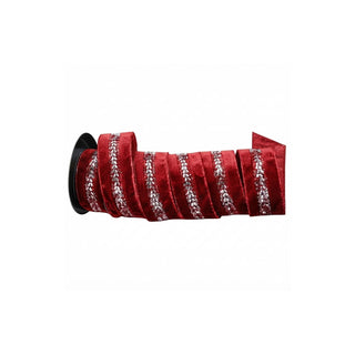 Regency International Decorative Ribbon Trim, 5-Yard, Red