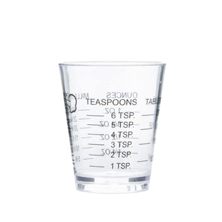 Chef Craft Measuring Cup, 1 ounce teaspoon/tablespoon, Clear