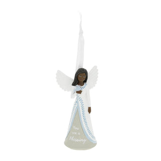 Pavilion Gift Company Hanging Ornament, 4.5", White