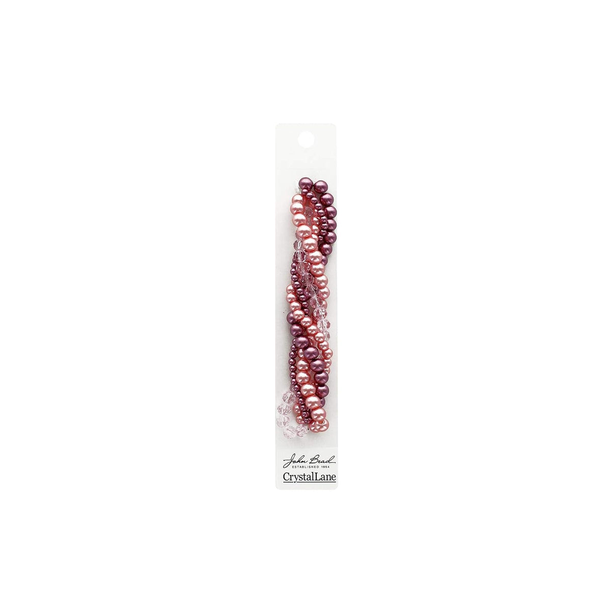 John Bead Craft Bead, Small, Cyclamen