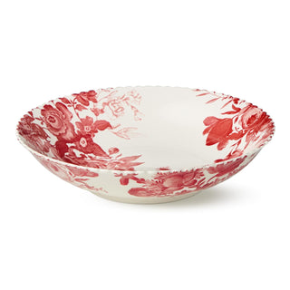 Certified International Dishware Bowl, 12-inch, Rose and White
