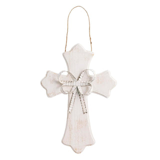 Mud Pie Hanging Ornament, 21" x 14 1/2", White