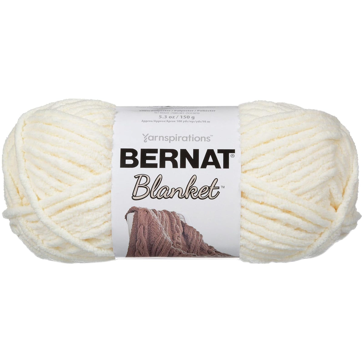 Spinrite Yarn, Small Ball, Vintage White