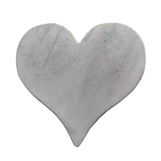 Comfy Hour Rustic Style Outdoor Collection Cast Iron Garden Stepping Stone - Heart, Beige