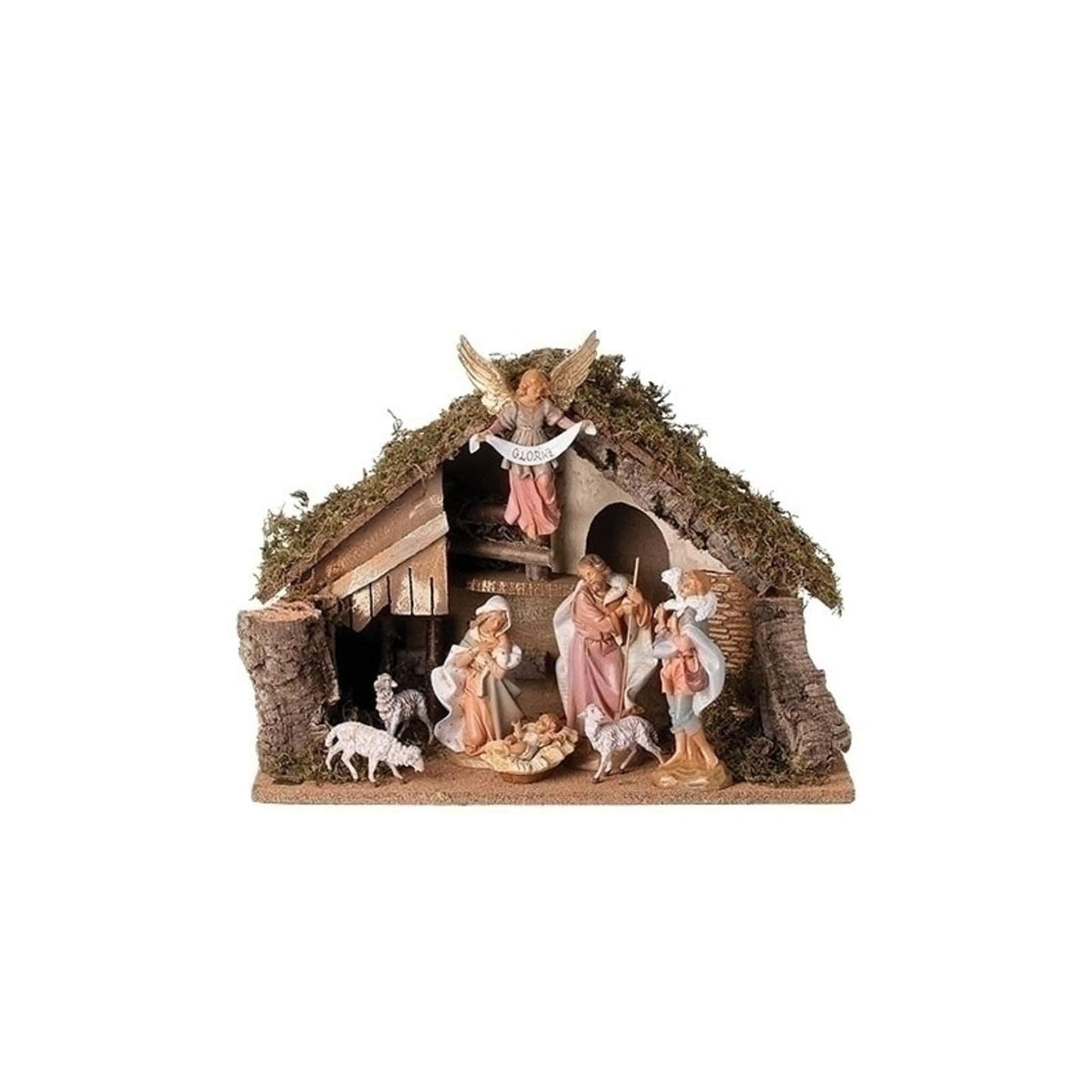 Fontanini Sculpture, 19.75 inches, Brown, Green,tan, White