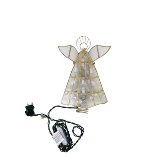 Kurt S. Adler Tree Topper, 10.9 x 7.3 x 2.9 inches, Clear