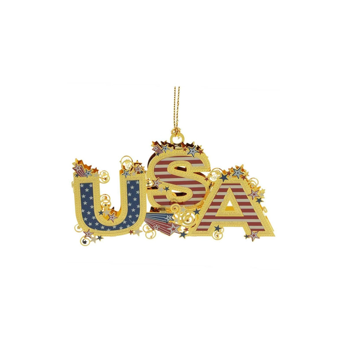 ChemArt Hanging Ornament, Gold