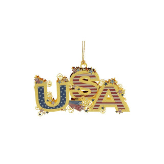 ChemArt Hanging Ornament, Gold