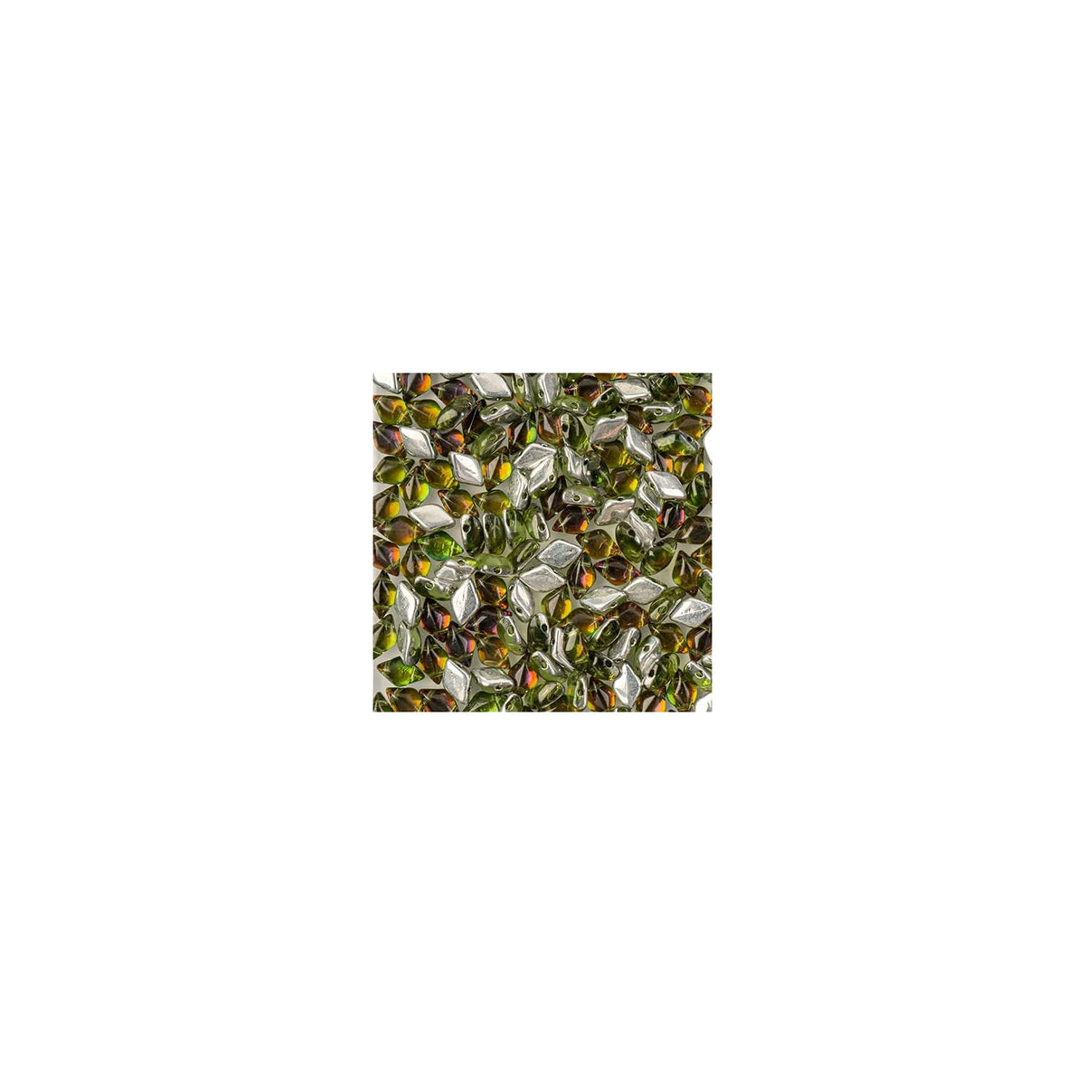 John Bead Craft Bead, Peridot Yellow Backlit Heliotrope