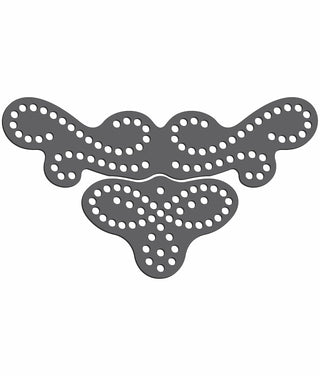 Rhinestone Genie Artistic Accents 002 Magnetic Rhinestone Template, Black